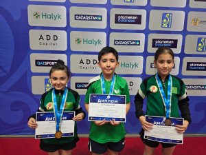 Turkmen tennis players win three medals at international tournament in Kazakhstan
