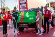 The national team of Turkmenistan at the rally-raid Silk Way in Russia