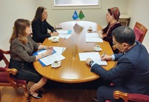Issues regarding the accreditation of the Office of the Ombudsman of Turkmenistan in the GANHRI were discussed