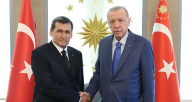 The head of the Ministry of Foreign Affairs of Turkmenistan met with the President of Turkey