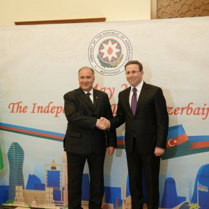 В Ашхабаде состоялся официальный прием по случаю Дня независимости Азербайджана