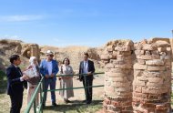 Guests of the international tourism conference got acquainted with the sights of Turkmenistan