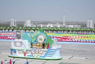 Parade in honor of the 31st anniversary of the independence of Turkmenistan was held in Turkmenistan