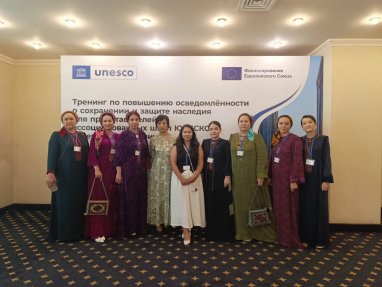 Teachers from Turkmenistan took part in UNESCO regional training on cultural heritage education