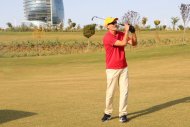 Фоторепортаж: Вице-президент компании Oil Search Найджел Уилсон посетил гольф-клуб в Ашхабаде