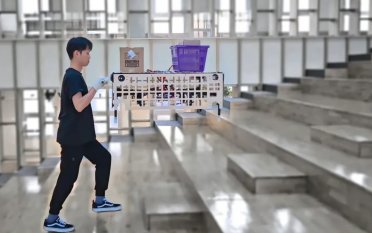 In Seoul, a flying shopping cart was developed