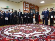 Türkmen diplomatlarynyň hünär baýramy mynasybetli Halkara gatnaşyklar institutynda 