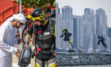 The first jetpack race was held in Dubai