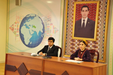 Онлайн-встреча прошла между ИМО МИД Туркменистана и Казанским федеральным университетом