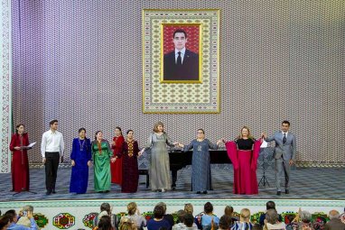 A concert was held in Ashgabat in honor of International Music Day