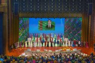 A concert took place at the Ashgabat Mukams Palace