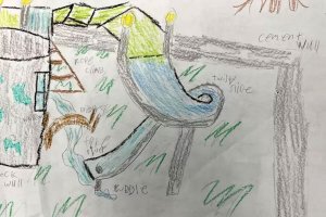 In the USA, a children's playground will be renovated based on a drawing by an 11 years old girl