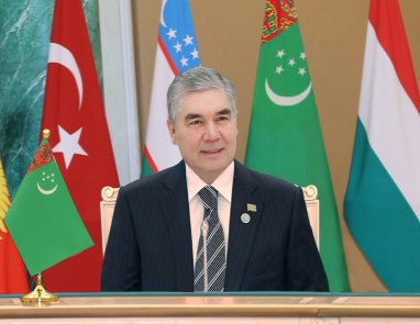 Выступление Гурбангулы Бердымухамедова на 10-м Саммите Организации тюркских государств