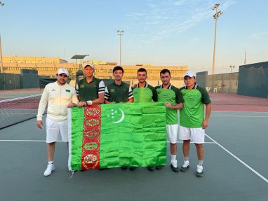 Turkmen tennis players won two victories at the start of the Davis Cup