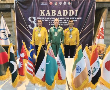 Turkmen judges were trained in kabaddi at an international seminar