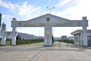 Lebap sement zawodynyň önümleri daşary ýurtlara eksport edilýär