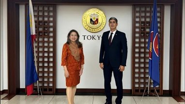 Türkmenistan ve Filipinler'in Japonya'daki büyükelçileri bir araya geldi