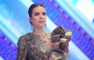 Exhibition of the shopping complex dedicated to the Day of the Turkmen Carpet in Ashgabat