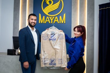 The network of branches and services of Ashgabat dry cleaning MAÝAM is expanding