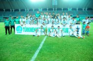 Фоторепортаж: Церемония награждения победителя Суперкубка Туркменистана по футболу-2018