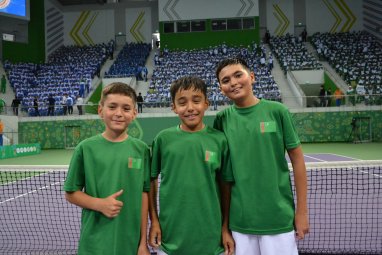 Туркменские теннисисты поделились эмоциями от победы над командой Узбекистана на первенстве Центральной Азии (U-12)