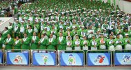 Aşgabatda Türkmenistanyň olimpiýa toparyny dabaraly ýagdaýda Parižde geçiriljek Olimpiýa oýunlaryna ugratdylar