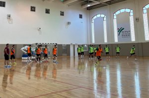 Turkmenistan national futsal team held the first training session at the training camp in the UAE