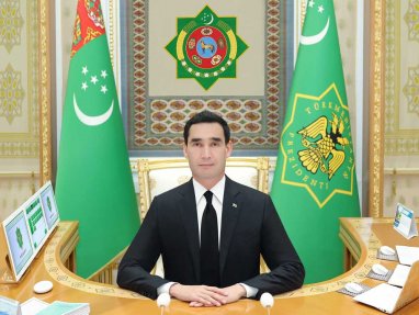 Türkmenistan Cumhurbaşkanı, Türk Devletleri Teşkilatı Genel Sekreteri ile bir görüşme gerçekleştirdi