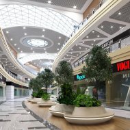 Project: Complex of objects with a large shopping and entertainment center on Tehran street in Ashgabat
