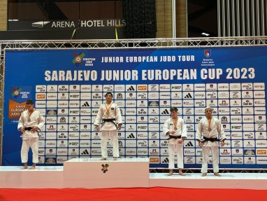 Сердар Рахимов завоевал золото на юниорском Кубке Европы-2023 по дзюдо в Сараево