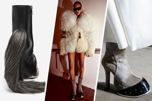 Alexander McQueen presented hoof boots for 2500 euros