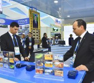 Фоторепортаж: Открытие в Туркменбаши Каспийской выставки инновационных технологий