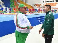 Photo report: Dovletjan Yagshimuradov took part in a meeting with the head of FIAS in the Ashgabat Olympic Village