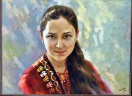 Фоторепортаж: Портретная выставка из Золотого фонда Академии Художеств Туркменистана