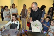 Photo report: Turkish Ebru Art Exhibition in Ashgabat