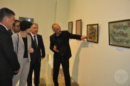 Фоторепортаж: Выставка турецкого искусства эбру в Ашхабаде 