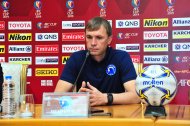 Photo report: Press conference of FC Altyn Asyr and FC Khujand before the match of the 2019 AFC Cup