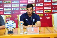 Photo report: Press conference of FC Altyn Asyr and FC Khujand before the match of the 2019 AFC Cup