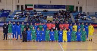 Friendly games of the Turkmenistan futsal women's team in Kuwait