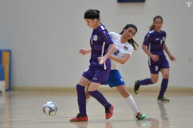 Friendly games of the Turkmenistan futsal women's team in Kuwait