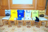 Photo report: Meeting of representatives of FC Altyn Asyr and FC Dordoi before of the 2019 AFC Cup match