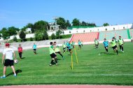 The first training of the Turkmenistan national football team under the leadership of Ante Miše