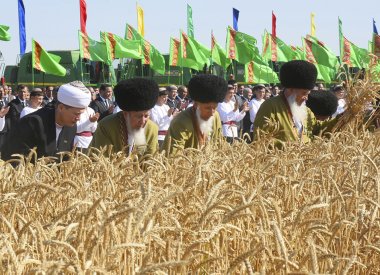 Фоторепортаж: В Марыйском велаяте стартовала хлебоуборочная страда