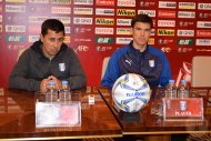 Press conference of FC Altyn Asyr and FC Istiklola before the group round match of the 2019 AFC Cup