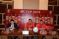 Press conference of FC Altyn Asyr and FC Istiklola before the group round match of the 2019 AFC Cup