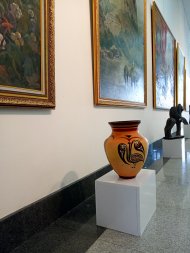 Фоторепортаж: Выставка, посвящённая Дню Независимости в Государственной Академии художеств Туркменистана