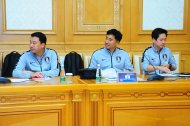 Photoreport: Meeting of representatives of the national teams of Turkmenistan and the Republic of Korea before the match of WCQ 2022