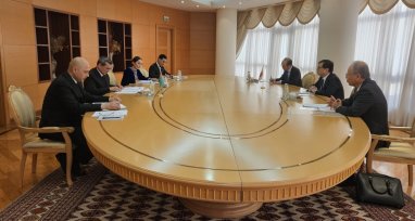 A meeting was held in Ashgabat with a representative of the Japanese Foreign Ministry