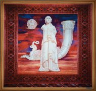 Фоторепортаж с выставки ковров в честь 60-летия народного художника Туркменистана Ада Гутлыева 