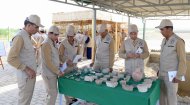 An open-air seminar was held at the ancient settlement of Paryzdepe in Turkmenistan